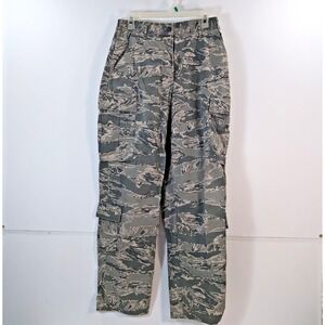 US Air Force Camouflage Pants Womens 12S ABU Cargo Utility American Apparel